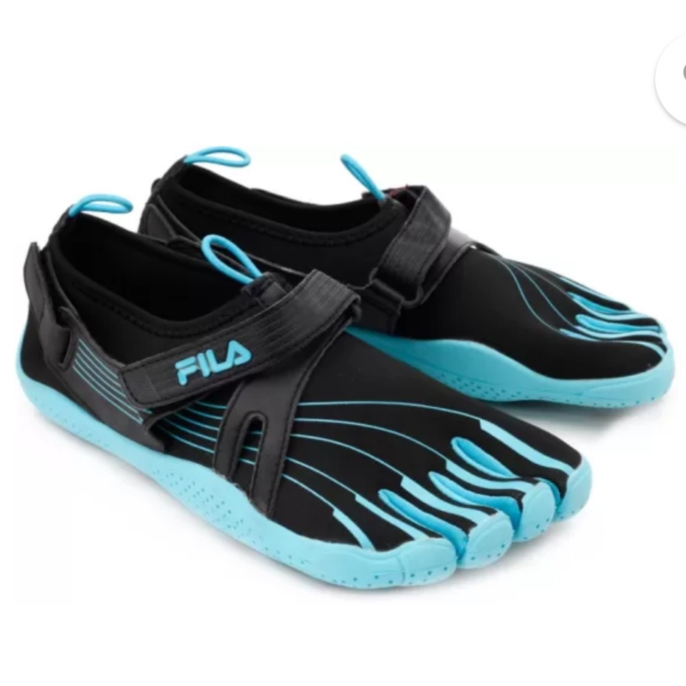 Fila Womens Skeletoes Scuba Blue and Black